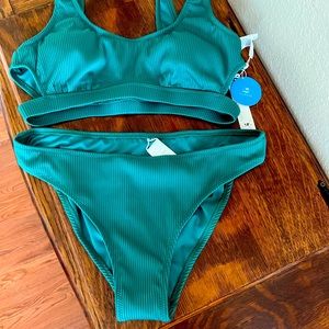 Cupshe Teal Bikini Size Medium